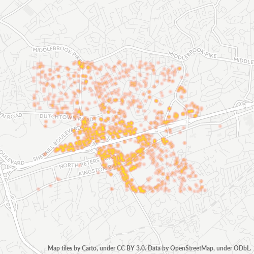 37923 Business Density Heatmap