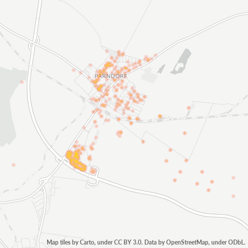 Heatmap für postleitzahl 7111