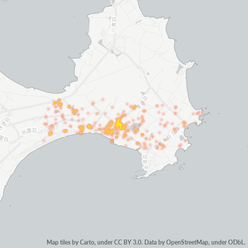891 商業密度熱圖