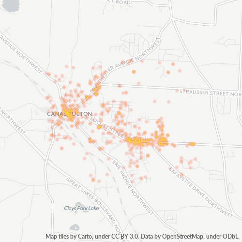 44614 Business Density Heatmap