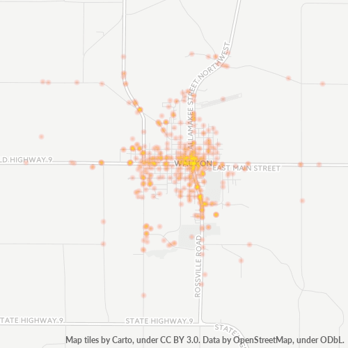 52172 Business Density Heatmap