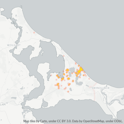 Heatmap für plz 17429