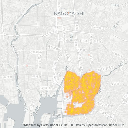 457 事業密度ヒートマップ