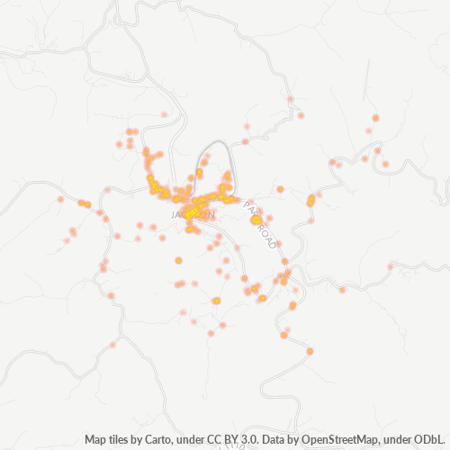 41339 Business Density Heatmap