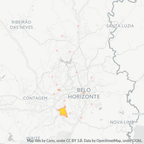 30580-000 Heatmap de Densidade da Empresa