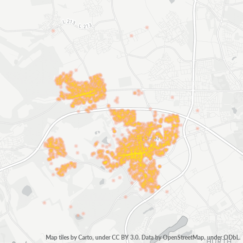 Heatmap für plz 50226