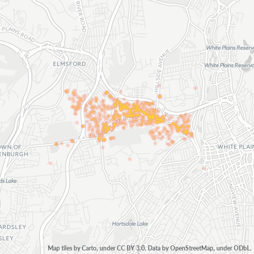 10607 Business Density Heatmap