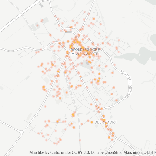 Heatmap für postleitzahl 2120