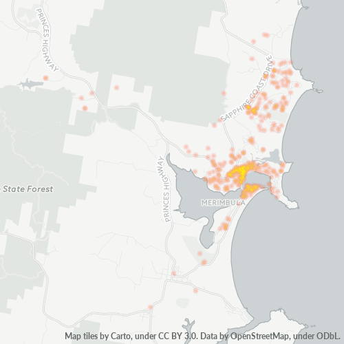 2548 Business Density Heatmap