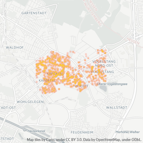 68309 Standortdichte-Heatmap