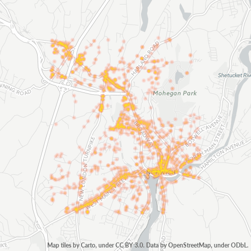 06360 Business Density Heatmap