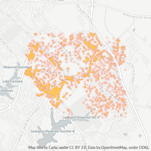 40509 Business Density Heatmap