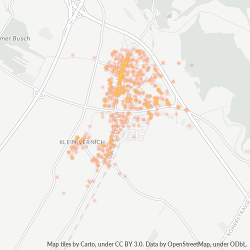 Heatmap für plz 53919