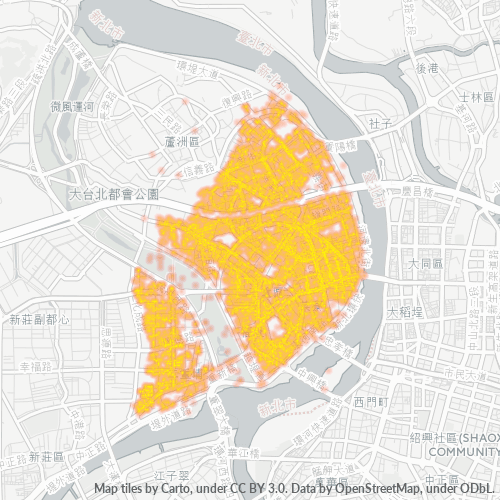 241 商業密度熱圖