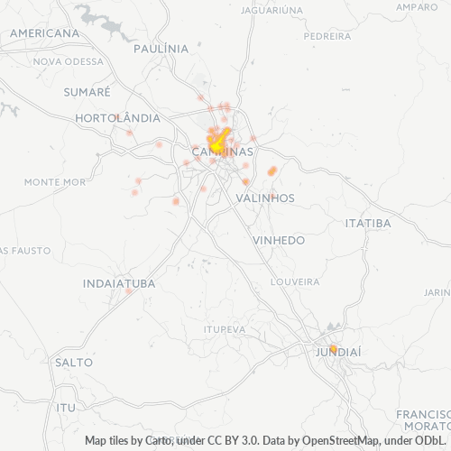 13020-000 Mapa de calor de densidad empresarial