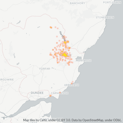 DD9 Business Density Heatmap