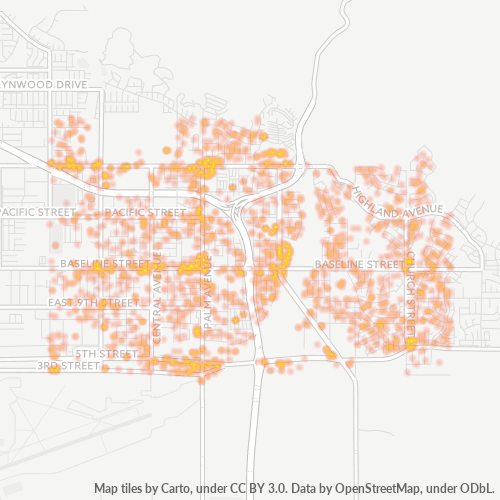 92346 Business Density Heatmap