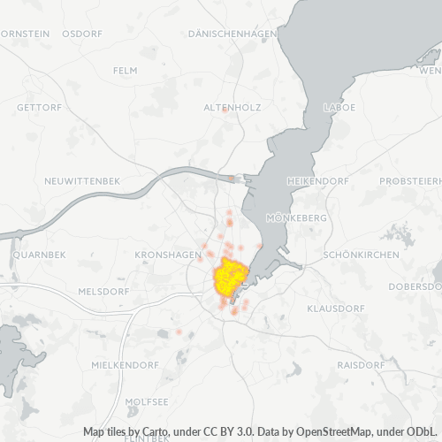 24103 Standortdichte-Heatmap