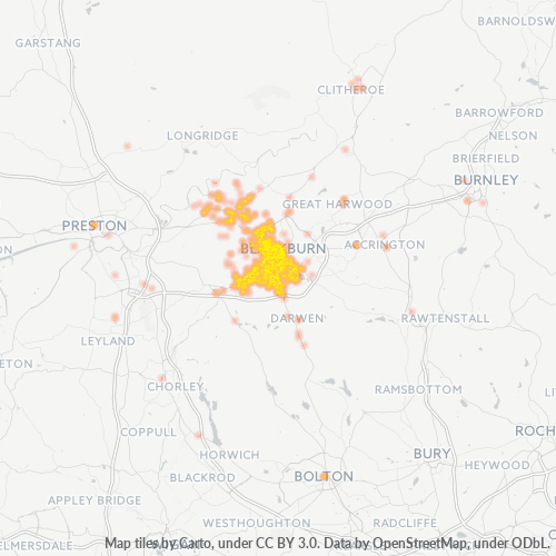 BB2 Business Density Heatmap