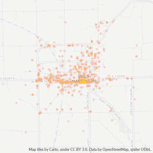 46962 Business Density Heatmap