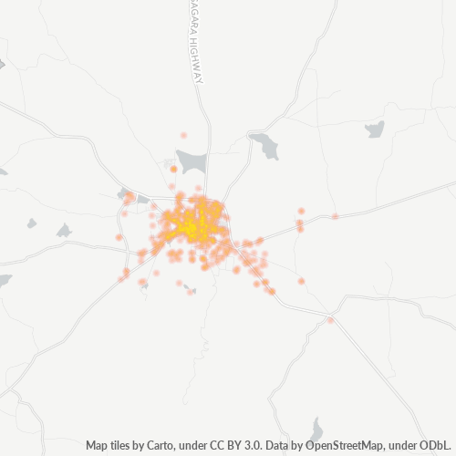 577501 Business Density Heatmap