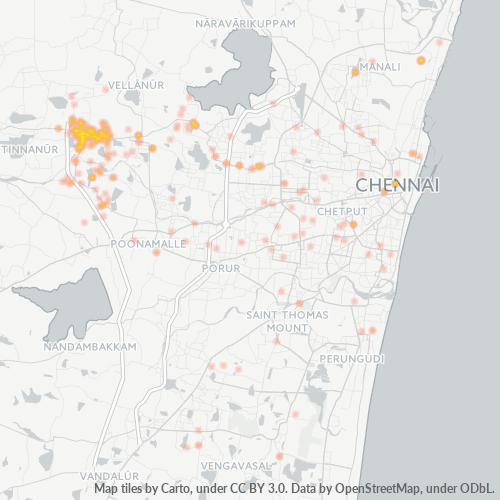 600072 Business Density Heatmap