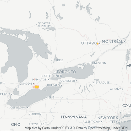 N5H Business Density Heatmap