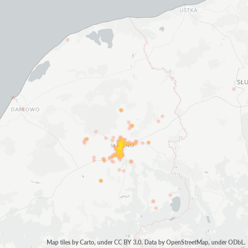 76-100 Mapa intensywności działalności gospodarczej