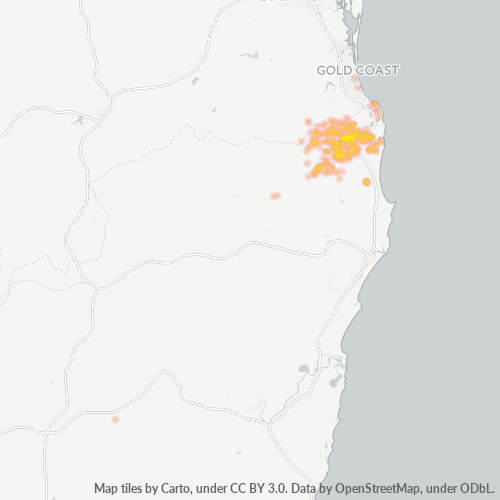 2484 Business Density Heatmap