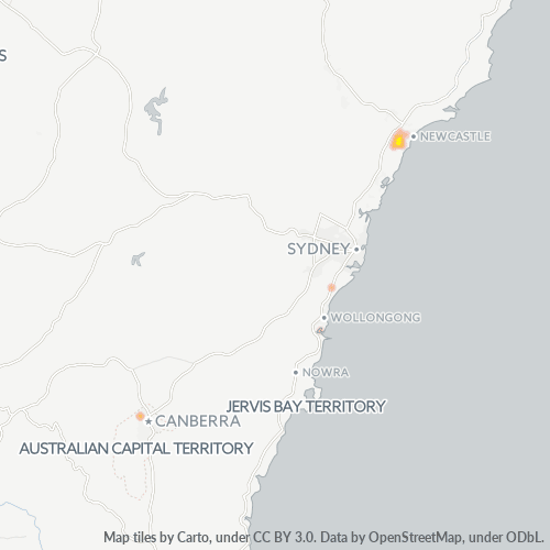 2282 Business Density Heatmap