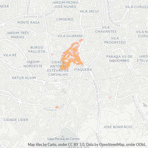 08225-000 Mapa de calor de densidad empresarial
