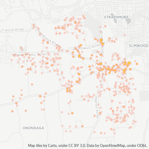 13215 Business Density Heatmap