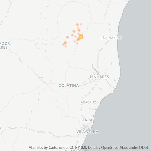 29830-000 Heatmap de Densidade da Empresa