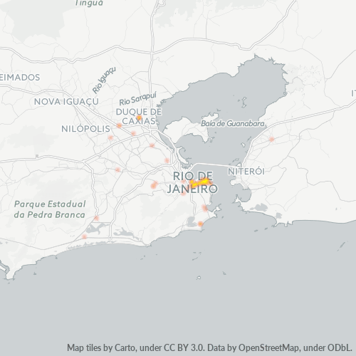 20071-000 Mapa de calor de densidad empresarial