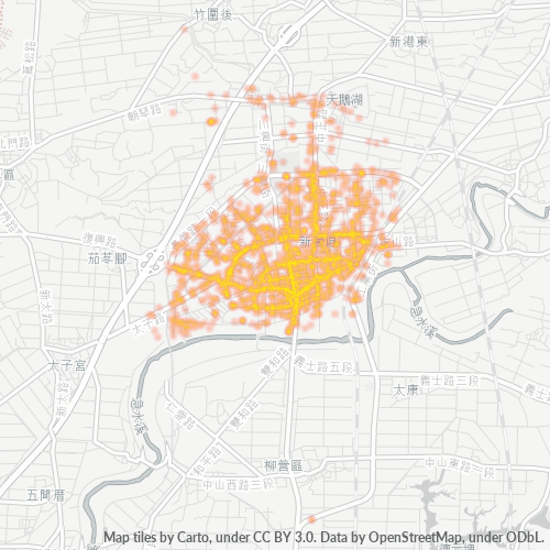730 商業密度熱圖