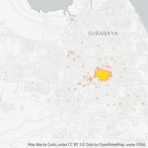 60245 Peta Panas Densitas Bisnis