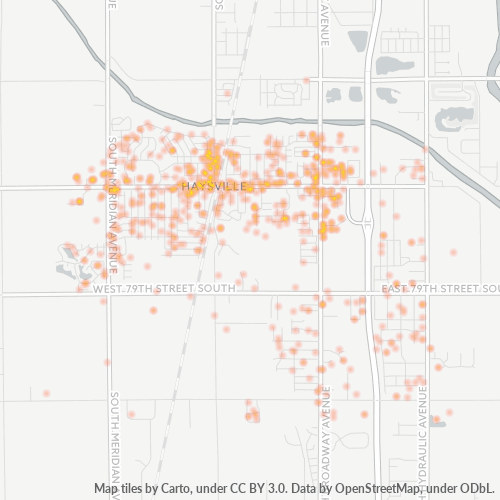 67060 Business Density Heatmap