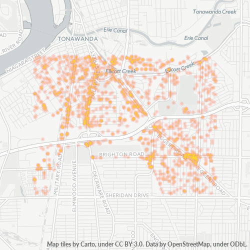 14150 Business Density Heatmap