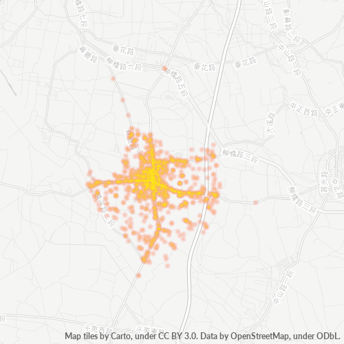 514 商業密度熱圖
