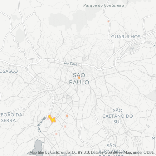 04709-000 Heatmap de Densidade da Empresa