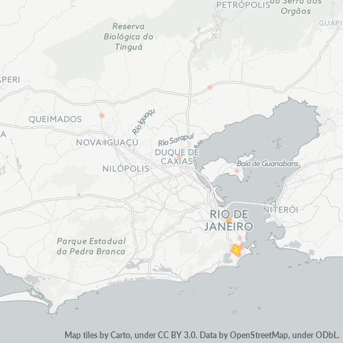 22281-000 Mapa de calor de densidad empresarial