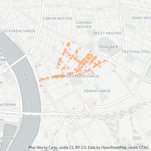 1096 Vállalati sűrűségi térkép