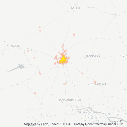 606601 Business Density Heatmap