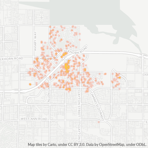 89084 Business Density Heatmap