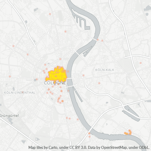 50667 Standortdichte-Heatmap