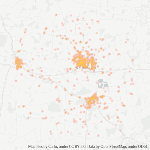 Heatmap für plz 59329