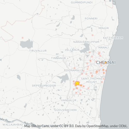600070 Business Density Heatmap