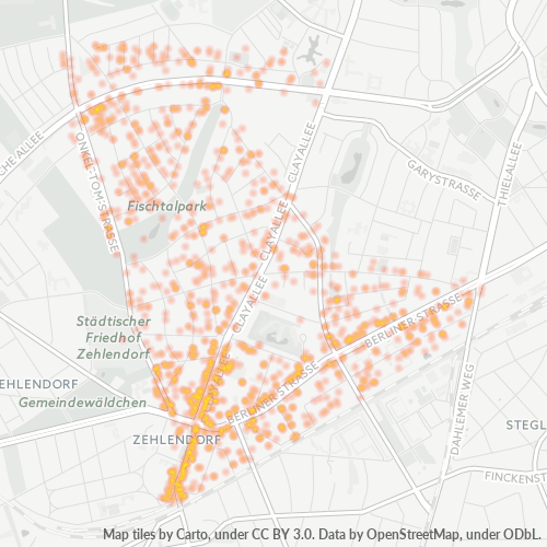 14169 Standortdichte-Heatmap