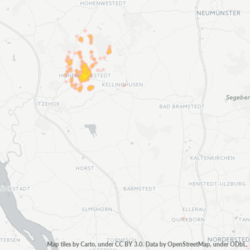Heatmap für plz 25551