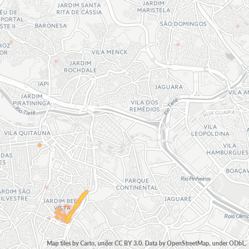 06060-000 Mapa de calor de densidad empresarial